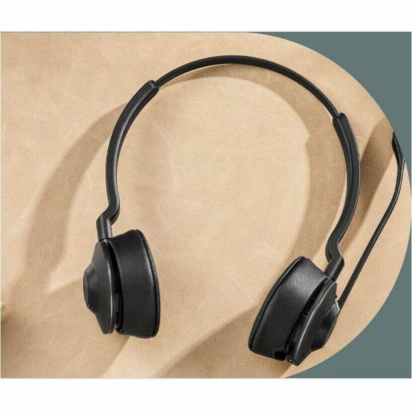 Alt View 5. Jabra - Jabra Engage 45 SE Headset - Mono - Wireless - DECT - 492.1 ft - 40 Hz to 16 kHz - Over-the-ear, Over-the-head, On-ear - Black.