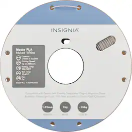 Insignia™ - Matte PLA 1.75mm Filament - Muted White