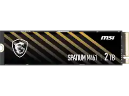 MSI - M461 M.2 2280 2TB PCI-Express 4.0 3D NAND Internal Solid State Drive (SSD)