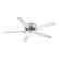 Alt View 7. Vaczon - 52" Modern Brushed Nickel Flush Mount LED Ceiling Fan with Remote and APP Control - Nickel.