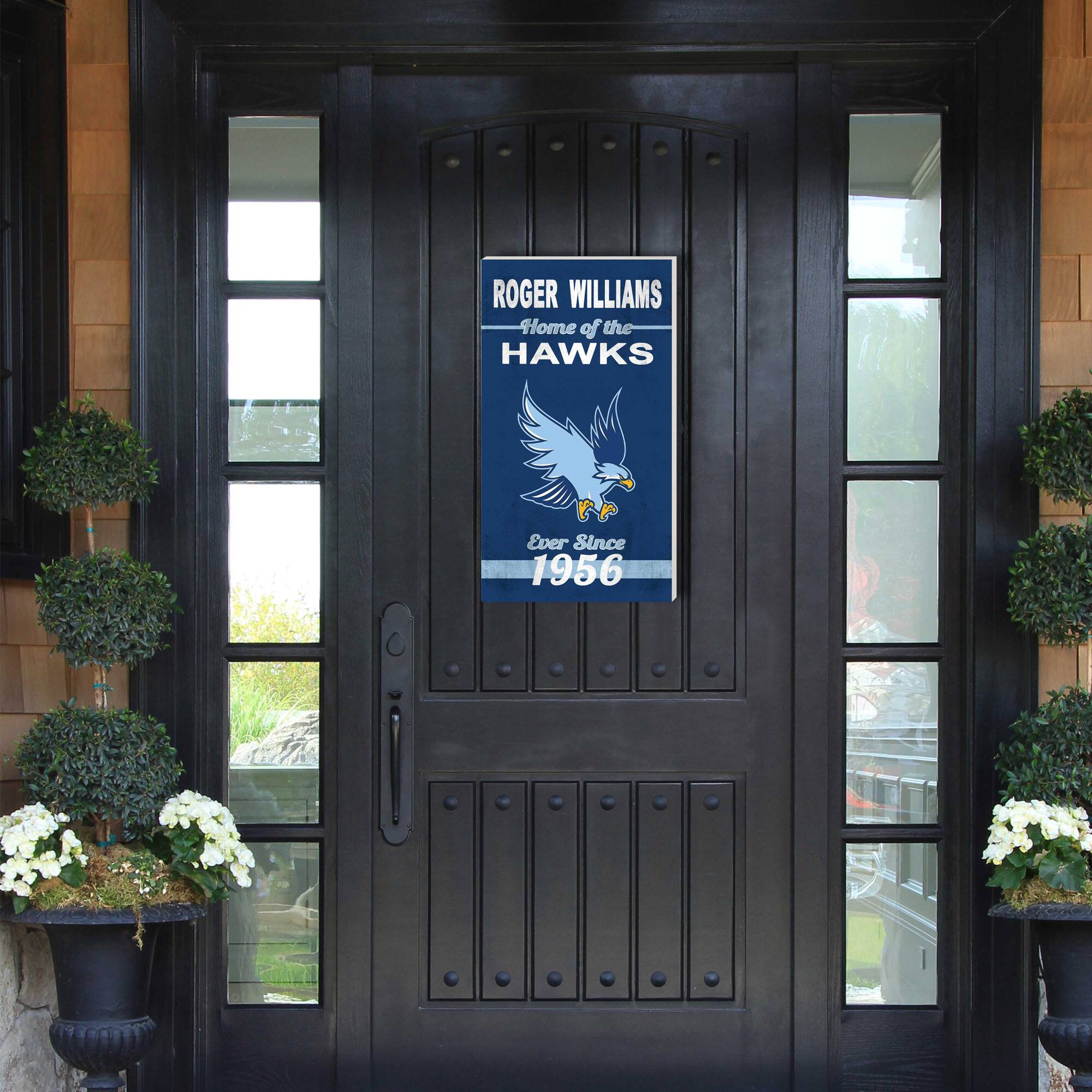ROGER WILLIAMS  
Home of the HAWKS  
Ever Since 1956
