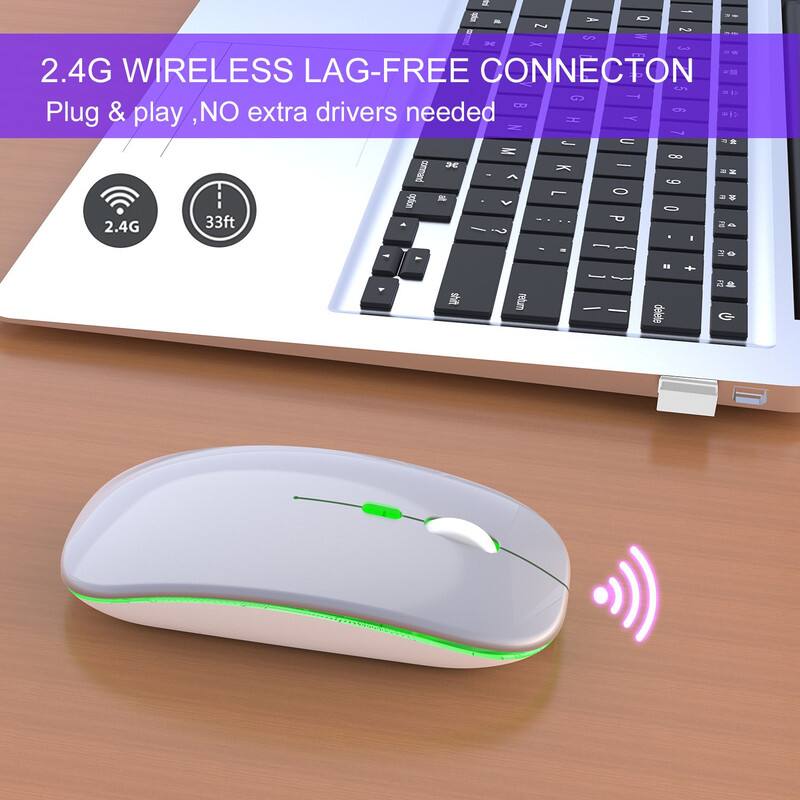 2.4G WIRELESS LAG-FREE CONNECTION  
Plug & play, NO extra drivers needed  
2.4G  
33ft