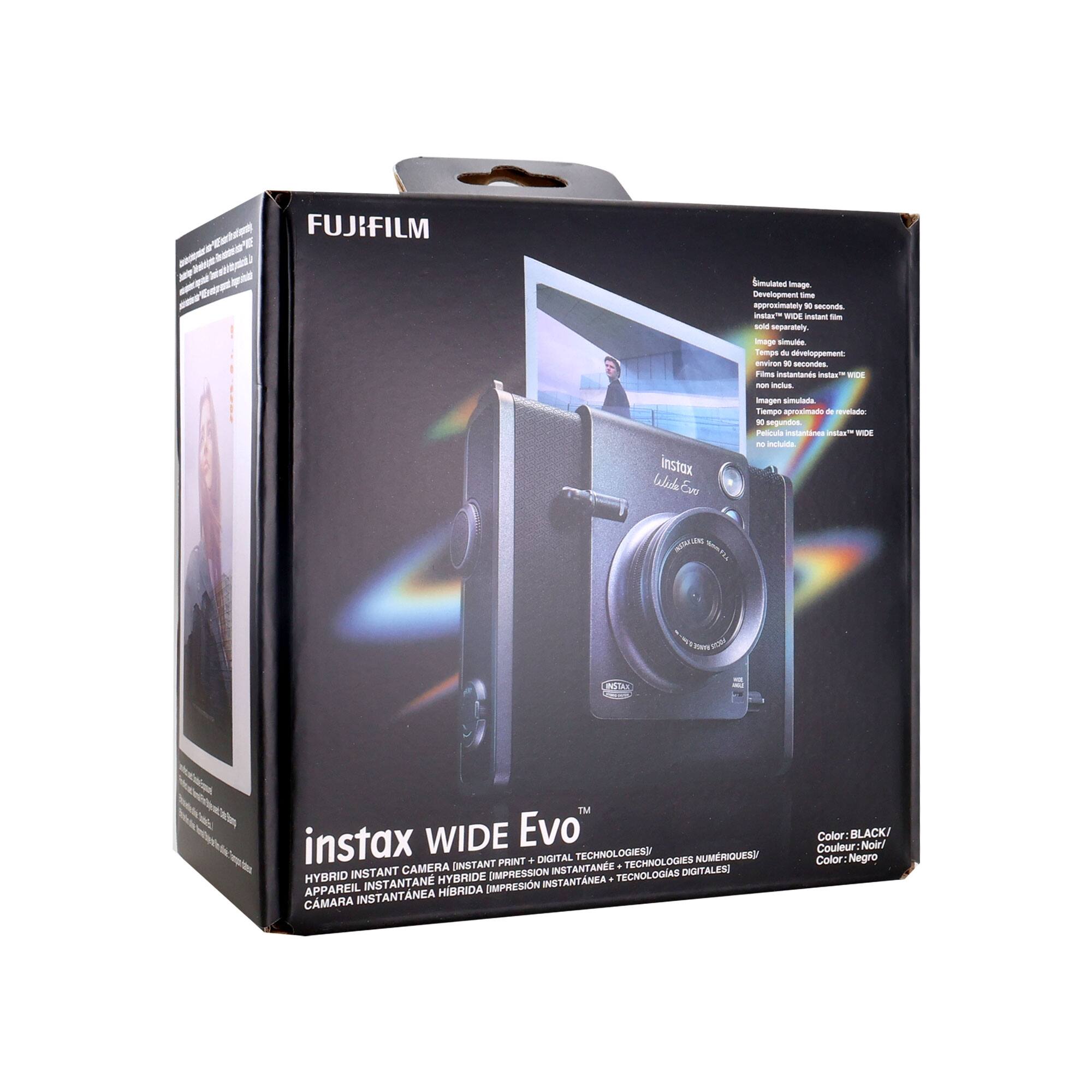 Fujifilm instax WIDE EVO Hybrid Instant Film Camera with Film +