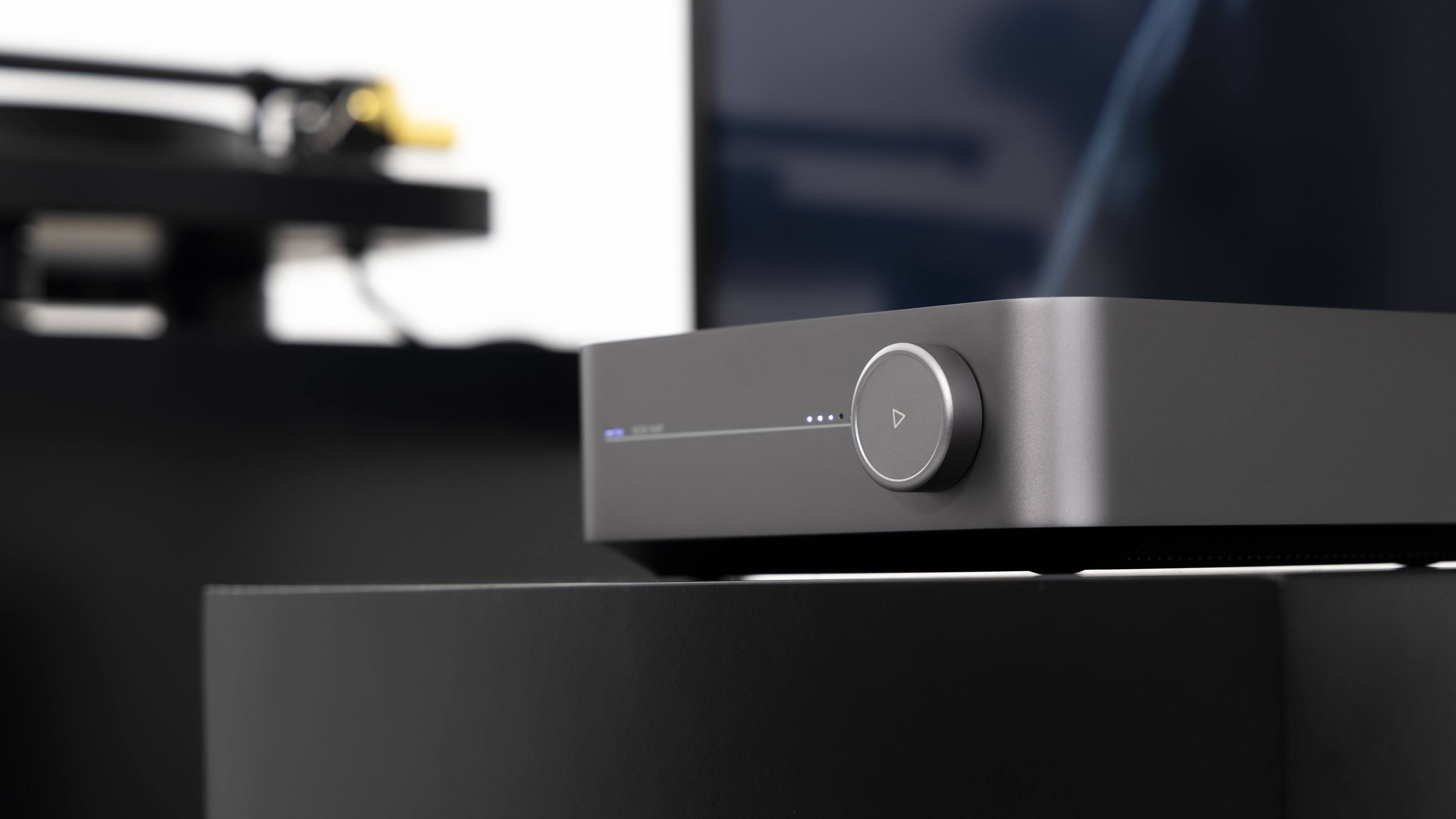 Alt View 10. WiiM - Amp Multiroom Streaming Amplifier - Space Grey.