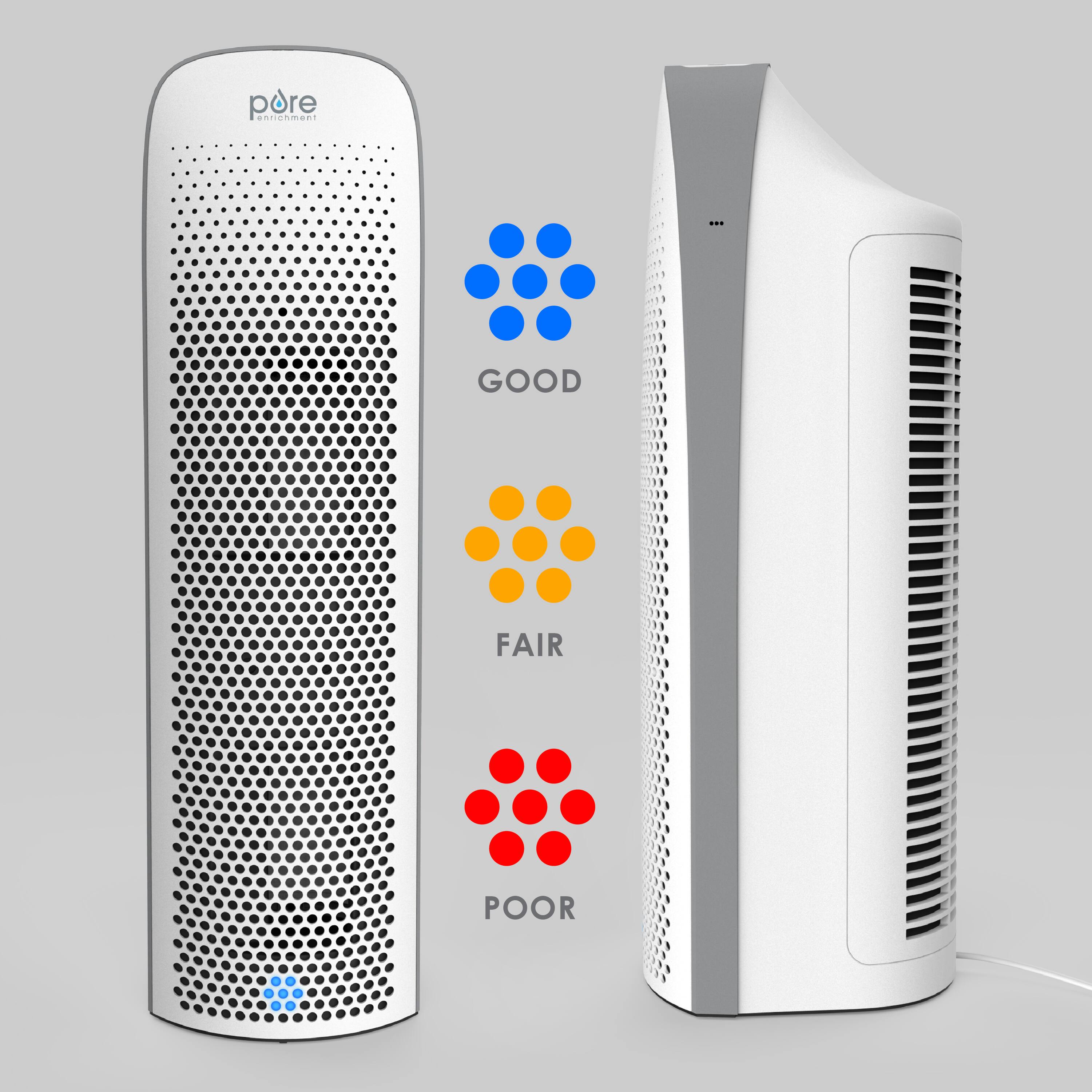 Alt View 13. Pure Enrichment - PureZone™ 190 Sq. Ft 4-in-1 Air Purifier - White.