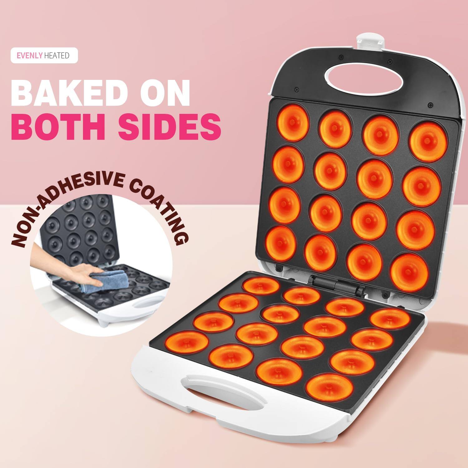 EVENLY HEATED  
BAKED ON BOTH SIDES  
NON-ADHESIVE COATING