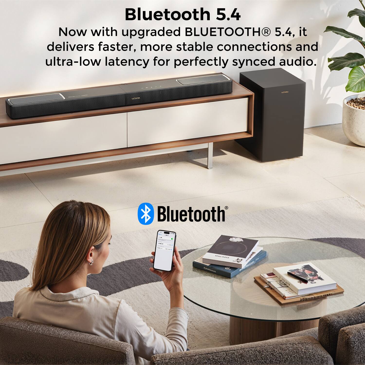 Bluetooth 5.4

Now with upgraded BLUETOOTH® 5.4, it delivers faster, more stable connections and ultra-low latency for perfectly synced audio.