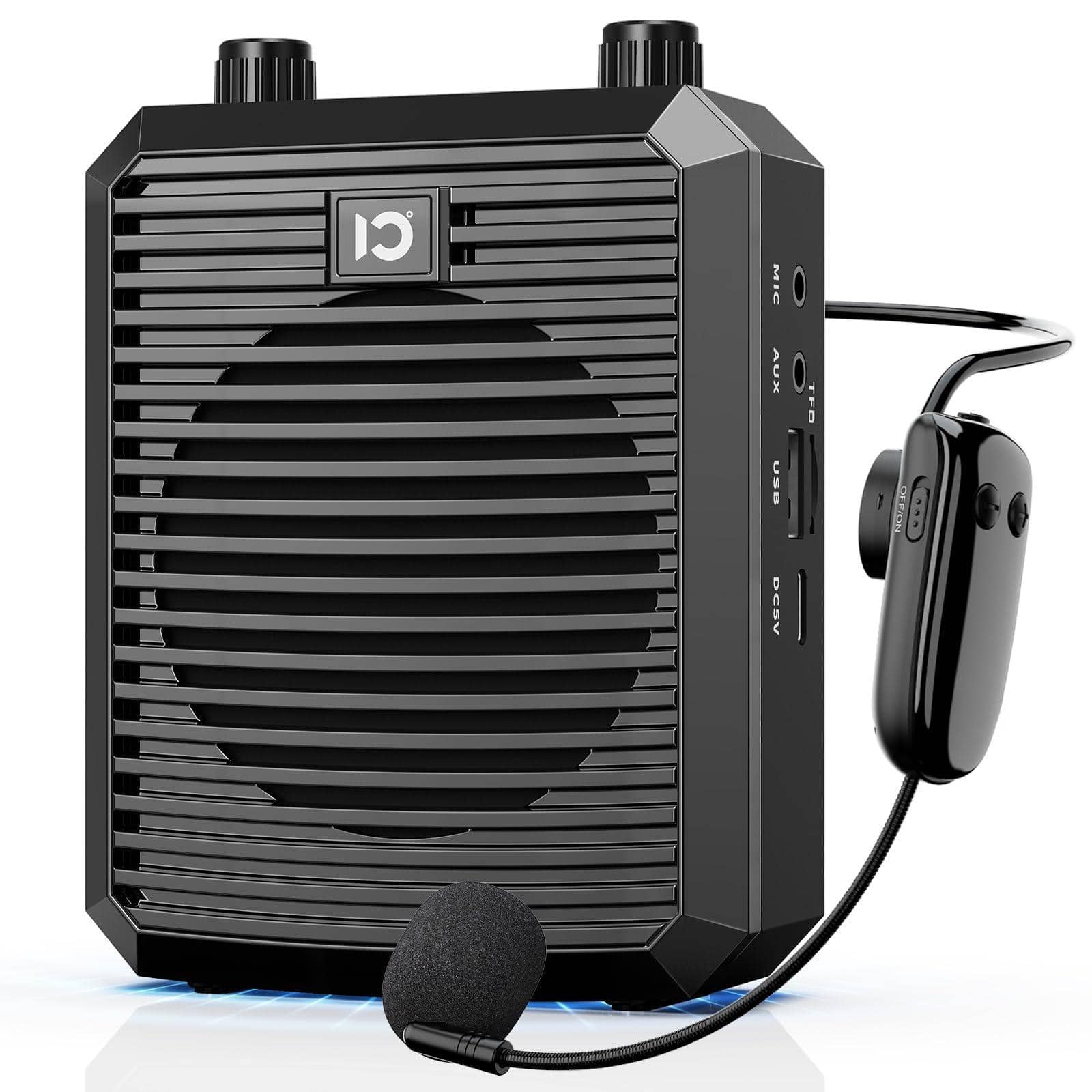 Pacoar Cade - Voice Amplifier Teacher Wireless Microphone Headset Portable Megaphone Professional Power System Tour Guide Speech Yoga - Default