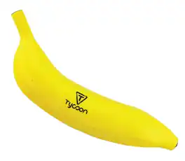 Tycoon Percussion - Banana Fruit Shaker, Realistic Handheld Percussion Instrument for Unique Rhythmic Effects