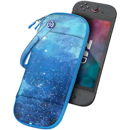Fintie - Ultra Slim Carrying Case for Nintendo Switch 2 (2025) Anti-Crush Joy-Con Protection, 10 Game Card Slots Storage Bag - Starry Sky