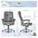 Left. Serta - Fairbanks Bonded Leather Big and Tall Executive Office Chair - Gray.
