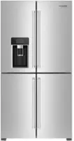 KitchenAid - 19.4 Cu. Ft. French Door Refrigerator with Flexible Temperature Zone - Stainless Steel - Front_Zoom