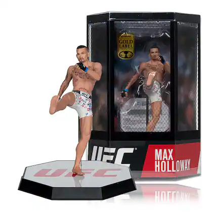 FARLANE GOLD LABEL COLLECTION
E S G NOKLOMA UFC
URC IFC
MAX HOLLOWAY UFC
aE MO7TO