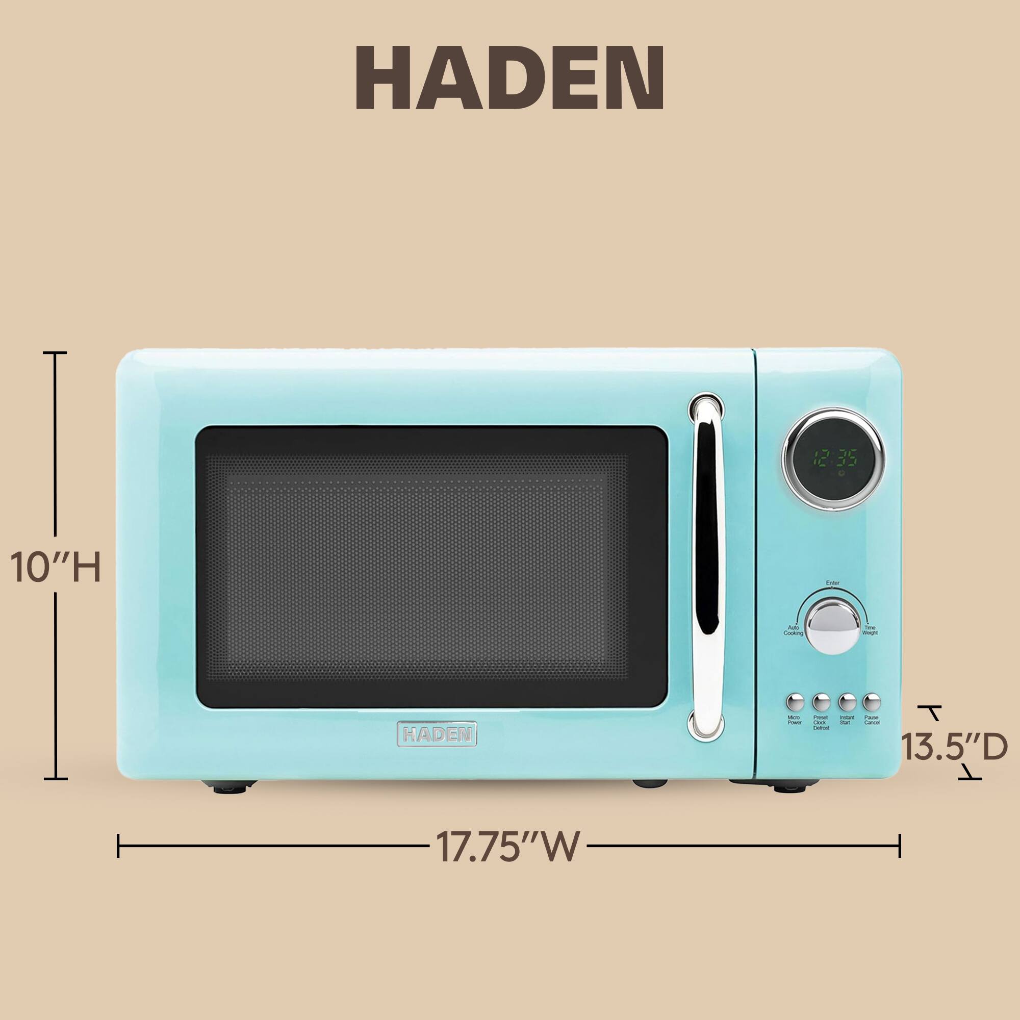 HADEN

10" H  
13.5" D  
17.75" W