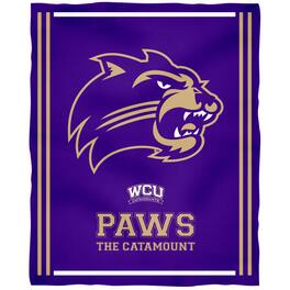Vive La Fete - Western Carolina Catamounts 36'' x 48'' Children's Mascot Plush Blanket - Multicolor