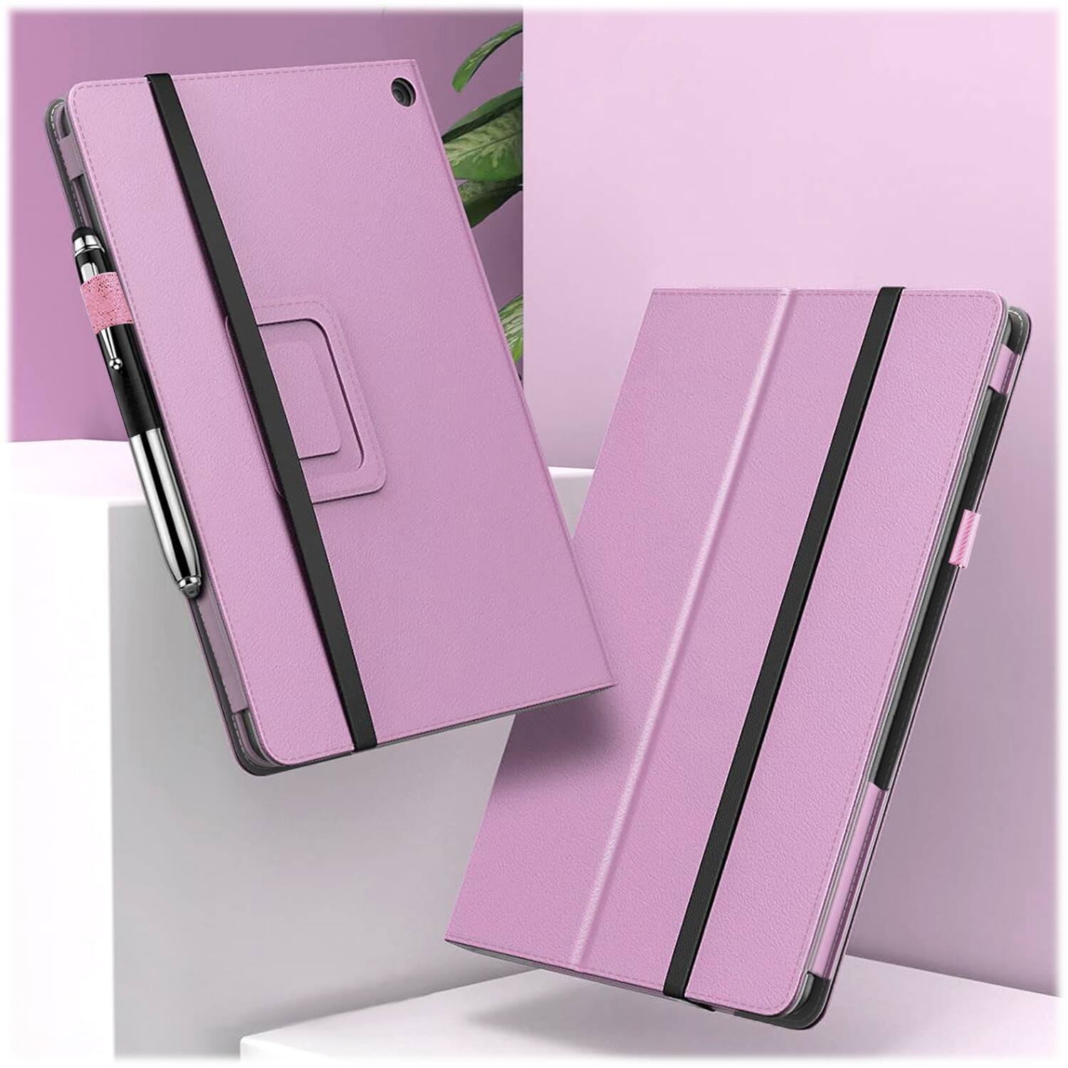 Alt View 16. SaharaCase - EliteFold Folio Case for Samsung Galaxy Tab A9+ - Pastel Pink.