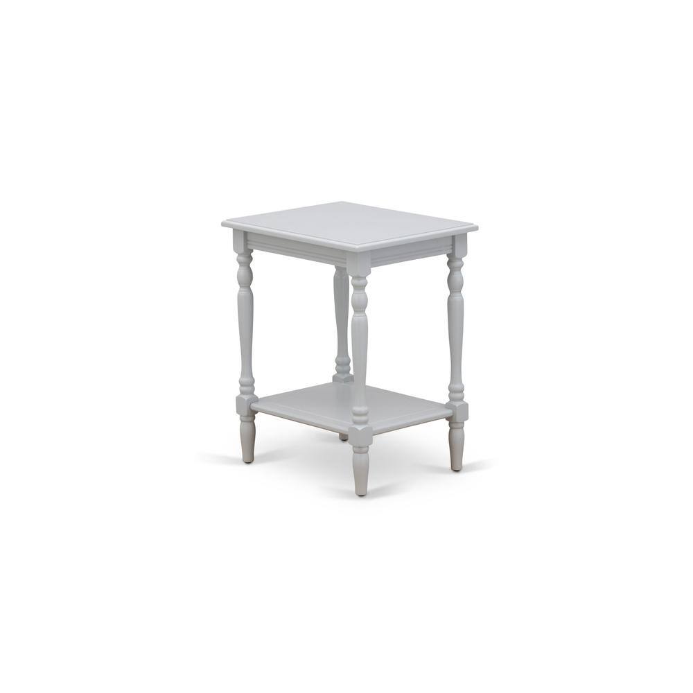 Front. East West Furniture - East West Furniture BF-14-ET Modern Nightstand with Open Storage Shelf - Mid Century Side Table for Small Spaces - Urban Gray.