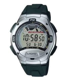 Casio - Men’s Digital Tide Graph Sport Watch - Casio W‑753‑1AV - Black