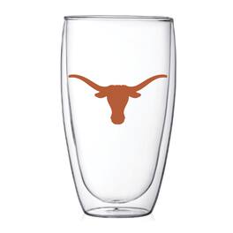 Indigo Falls - Texas Longhorns 15oz. Double Wall Thermo Glass - Multicolor