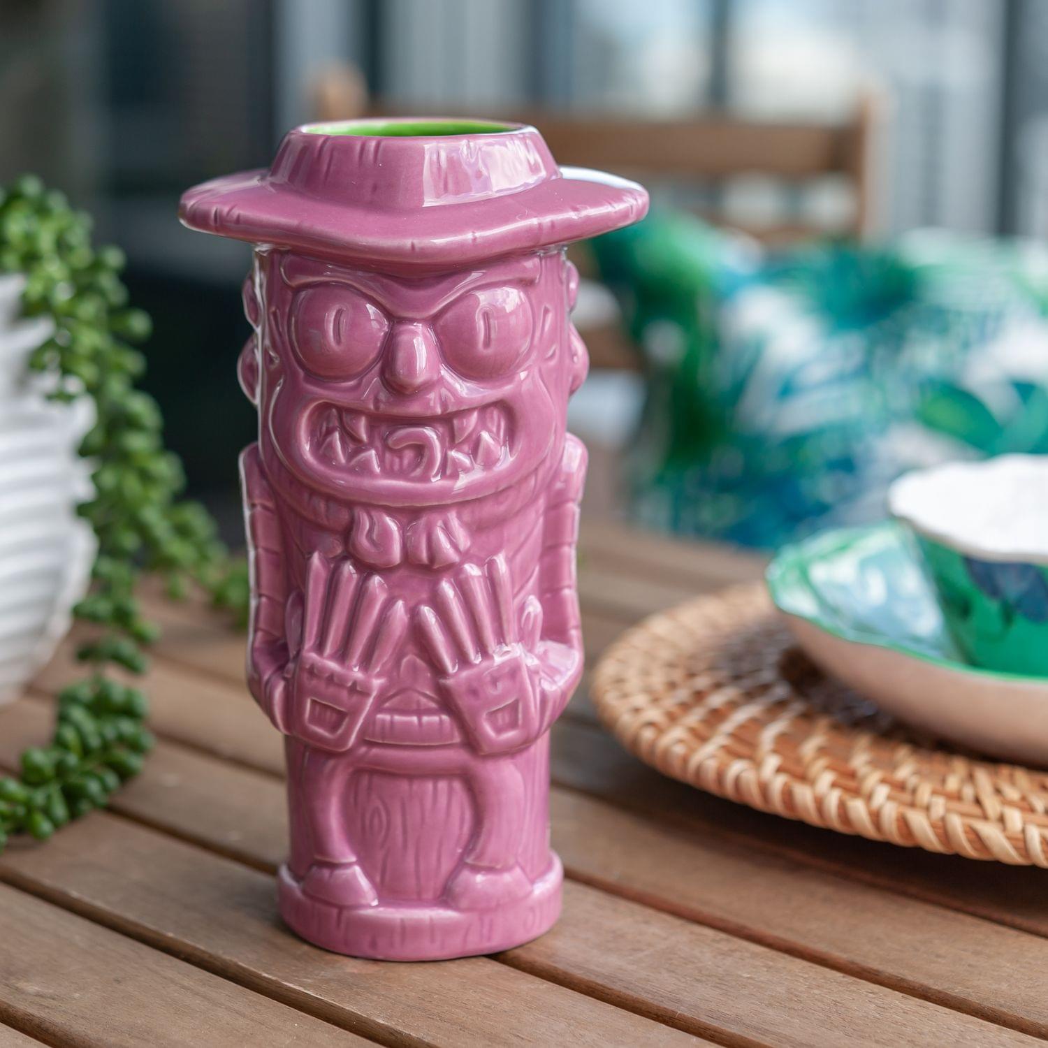Alt View 3. ThinkGeek - Geeki Tikis Rick & Morty Scary Terry | Ceramic Tiki Style Mug | Holds 19 Ounces - Multi-Color.