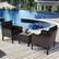 Alt View 1. Costway - 3PCS Outdoor Rattan Conversation Set Patio Garden Cushioned Sofa Chair - Black.
