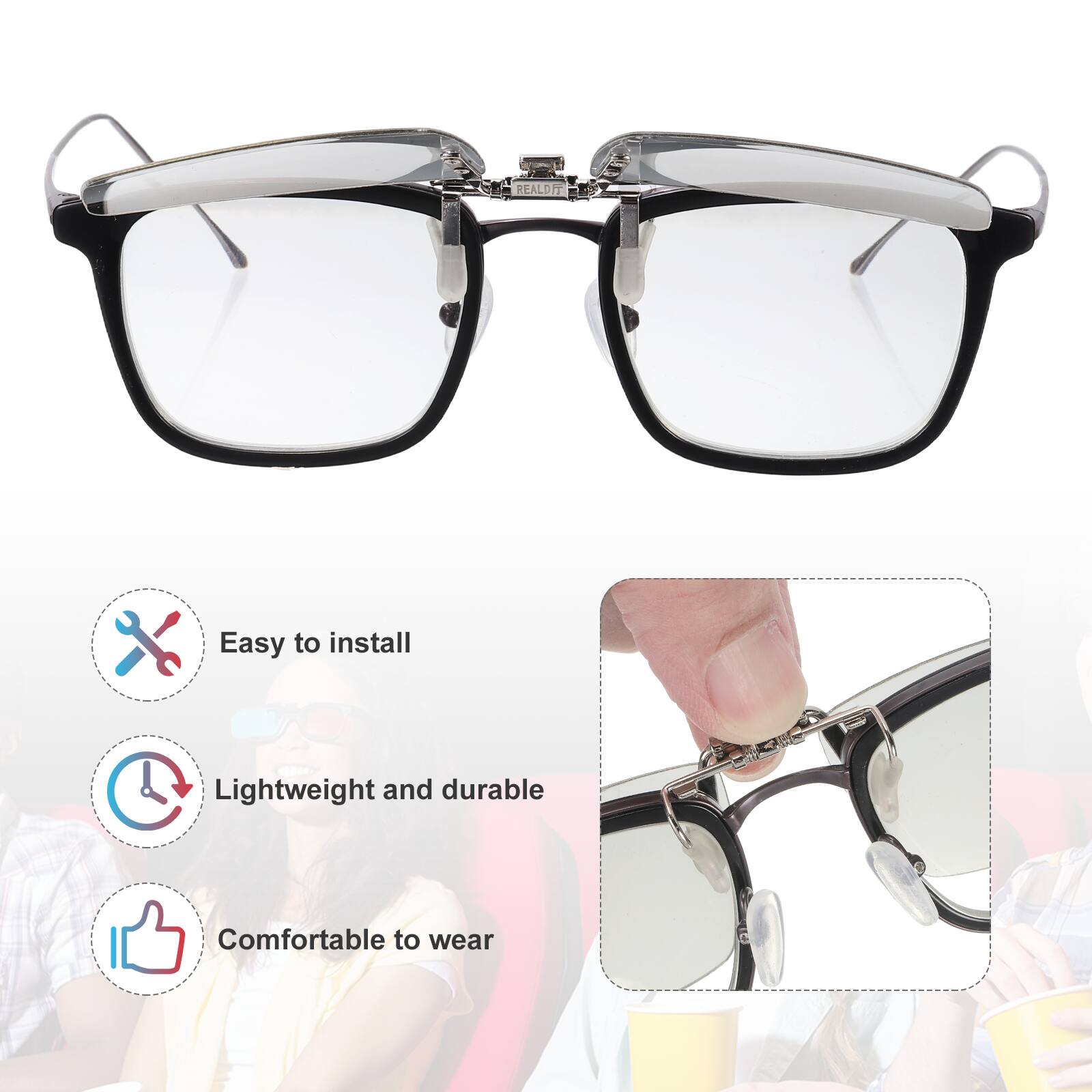 REALDH

- Easy to install
- Lightweight and durable
- Comfortable to wear