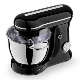 COWLOWN - 5L Electric Stand Mixer 10 Speed Tilt Head with Stainless Steel Bowl Baking Mixer - Black