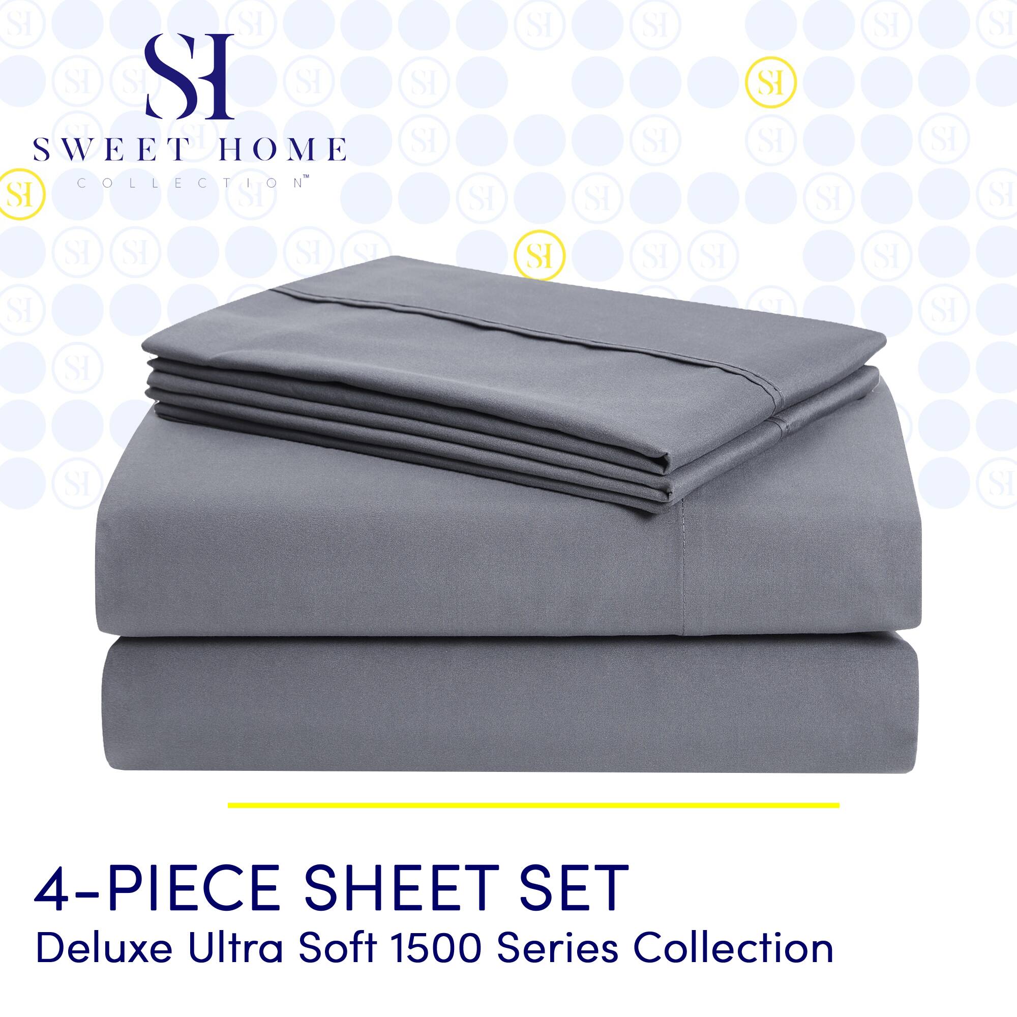 SI  
SWEET HOME  
COLLECTION™  

4-PIECE SHEET SET  
Deluxe Ultra Soft 1500 Series Collection