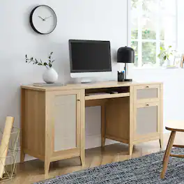 Soma 63" Office Desk by Modway - Oak