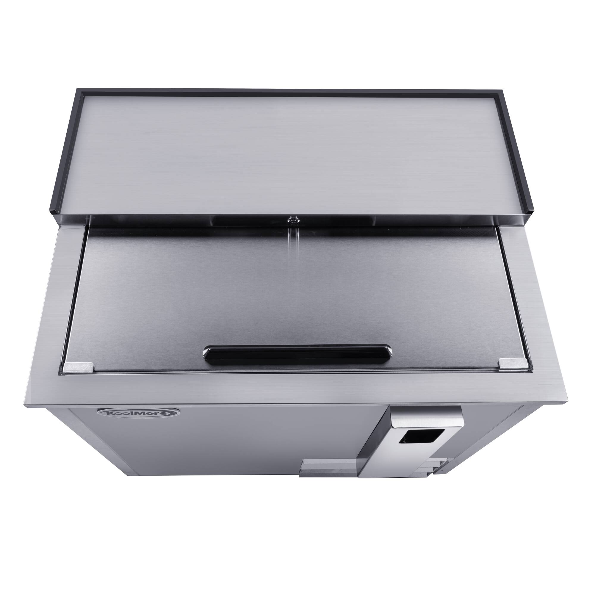 Alt View 5. Koolmore - 36 in. Commercial Bottle Cooler in Stainless-Steel with Built-In Opener, ETL Listed, 9 cu. ft. (KM-BOC36-SS) - Stainless steel.