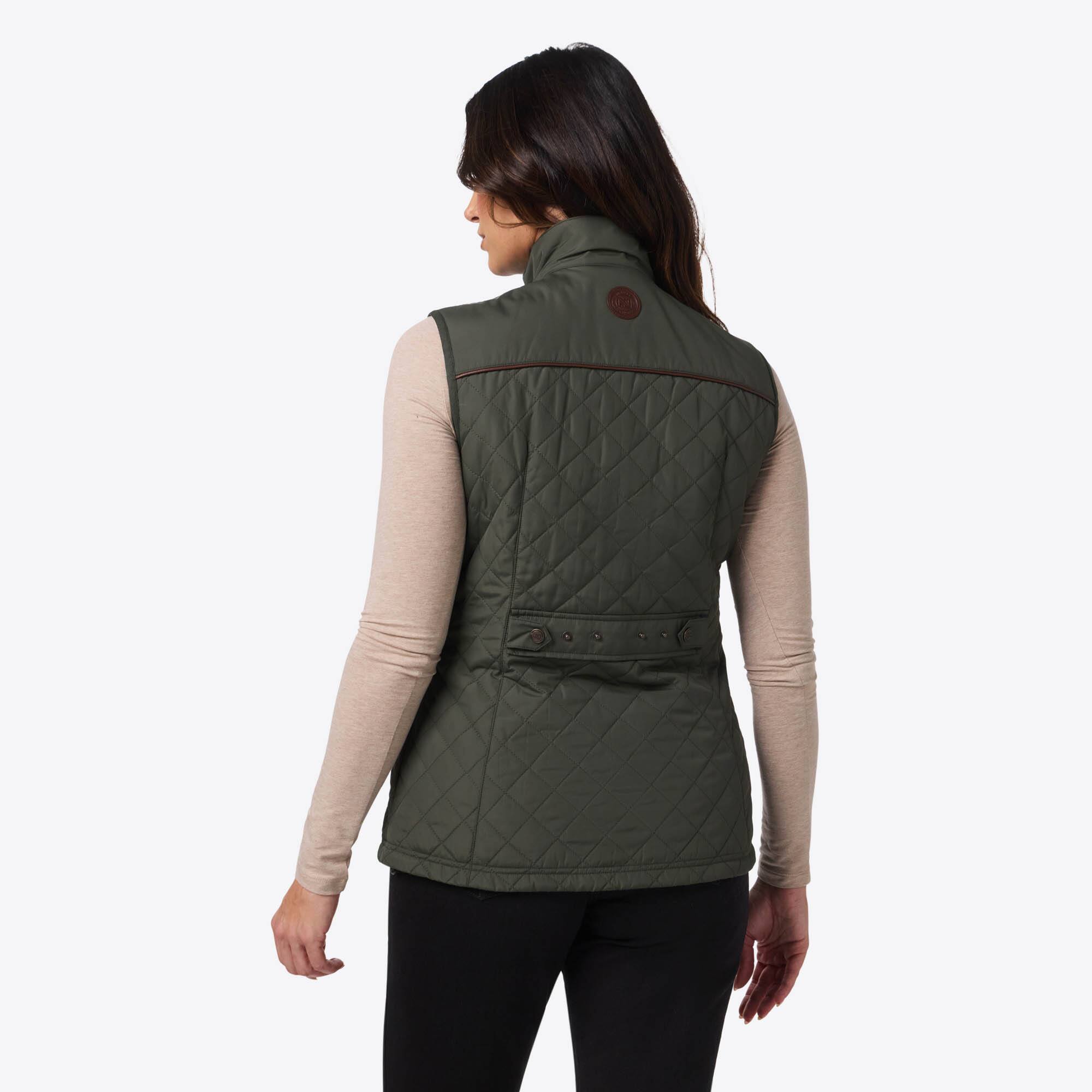 Alt View 1. Mobile Warming - Women's Duke Heated Vest - Forest Green.