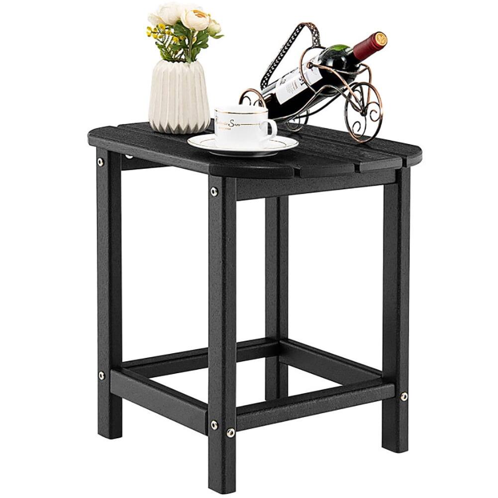 Pefilos Outdoor Side Table, 18 Inch Side Table for Garden Yard Patio ...