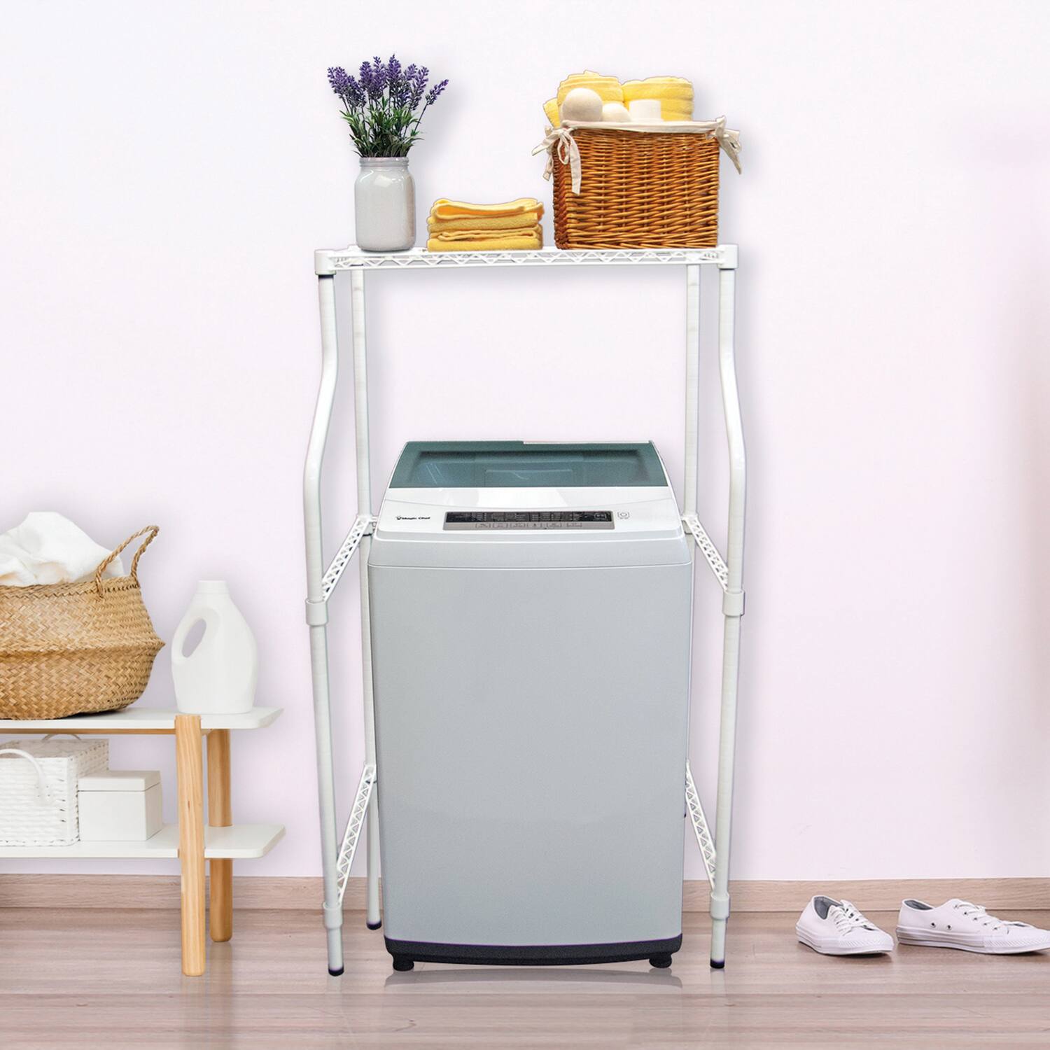 Left. Magic Chef - Compact Laundry Dryer Stand.