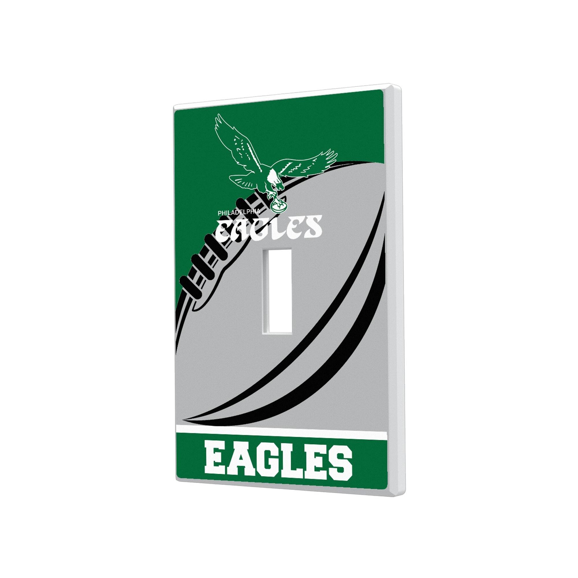 Keyscaper - Philadelphia Eagles Passtime Design Single Toggle Lightswitch Plate - Multicolor price history on PriceWatchPro