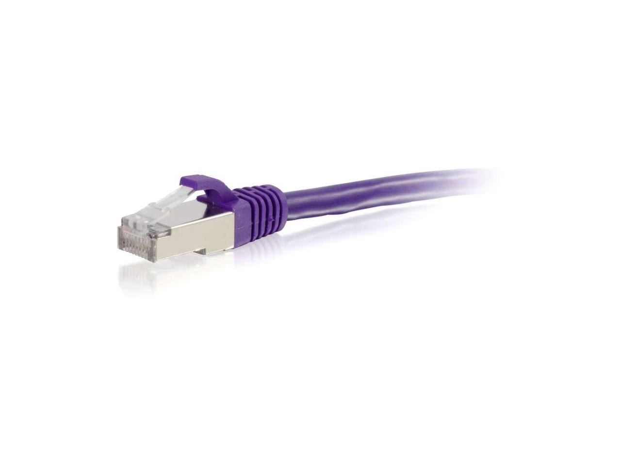 Alt View 1. Cables to Go - C2g-2Ft Cat6 Snagless Shielded (Stp) Network Patch Cable - Purple.