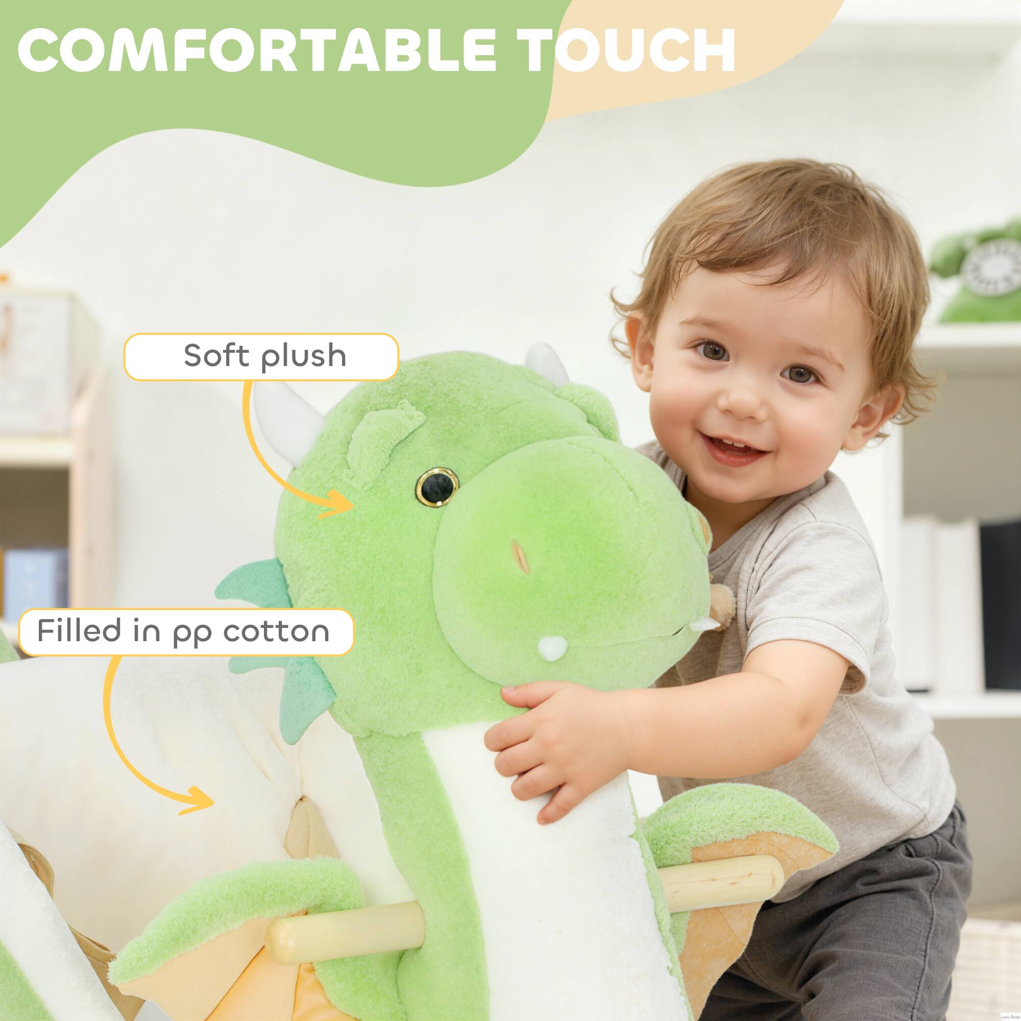 COMFORTABLE TOUCH

Soft plush

Filled in pp cotton