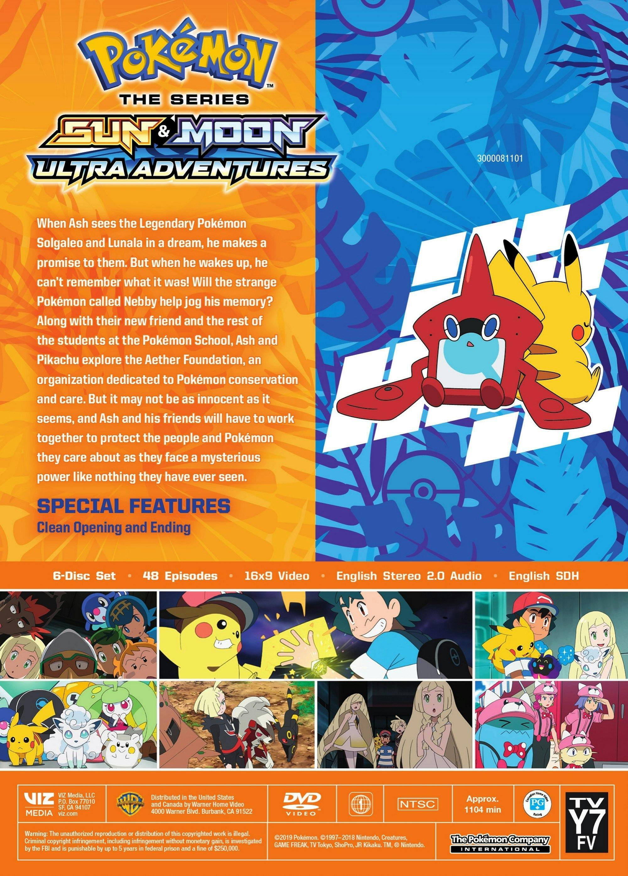 Angle. Pokémon: Sun and Moon Ultra Adventures - Complete Collection (Box Set) [DVD].