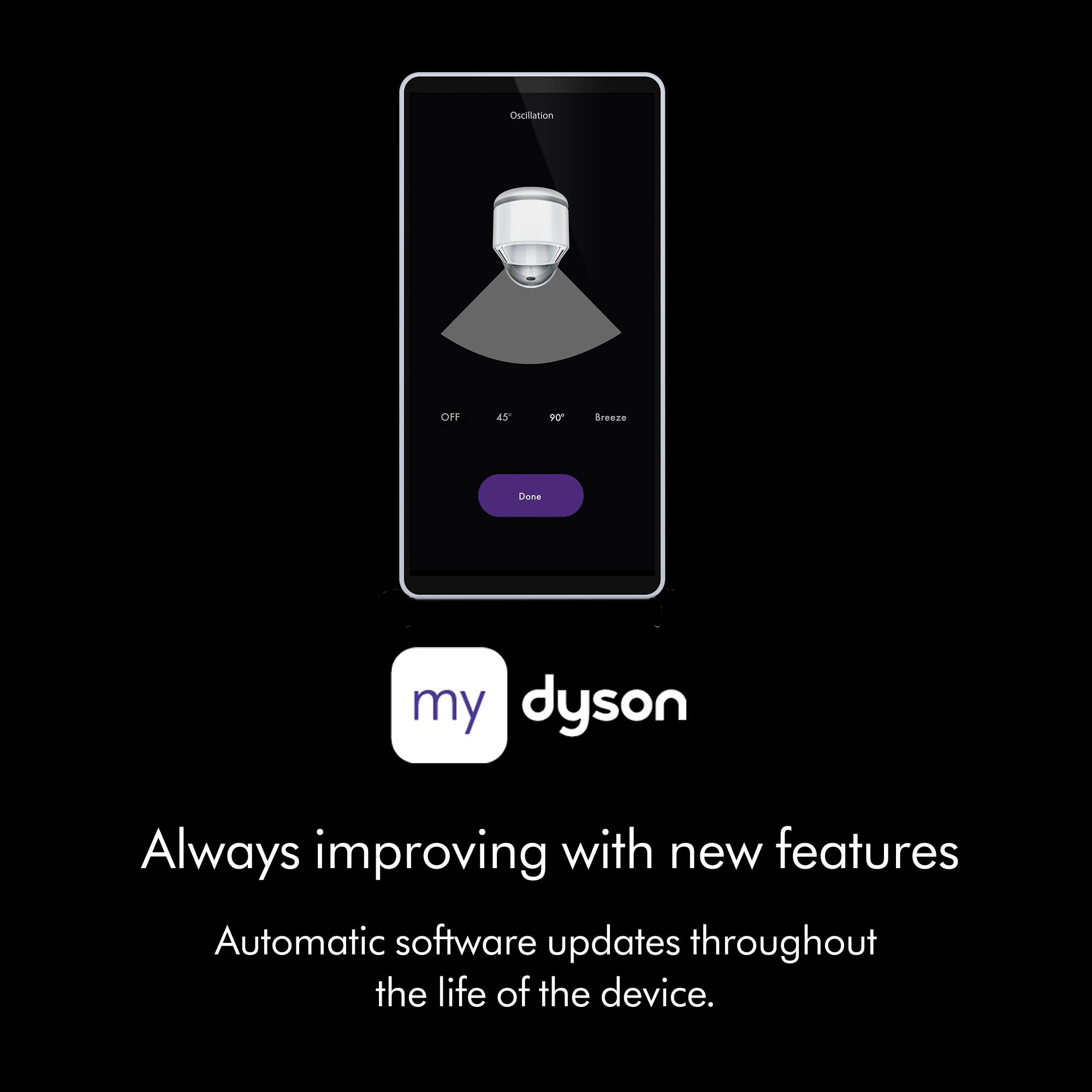 "Always improving with new features. Automatic software updates throughout the life of the device."