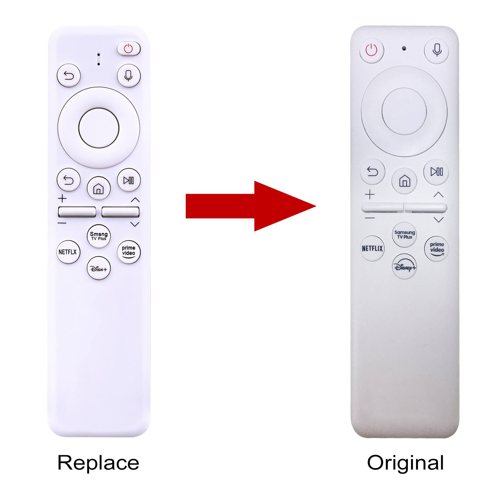 U Q S + DII + DIO NETFLX Smang TV PIS prime video Samsung TV Us NETFLIX prime video Disn+ Disny'+ Replace Original

Replace
Original