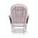 Alt View 16. Storkcraft - Hoop Glider and Ottoman - White/Pink Swirl.