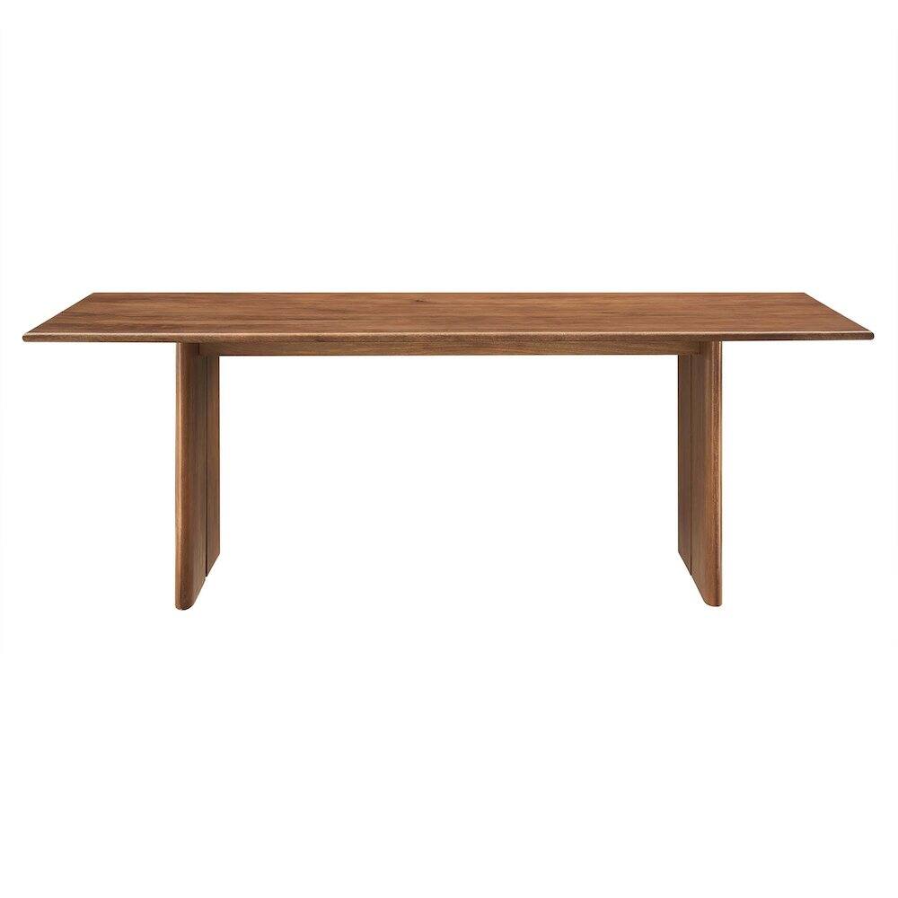 Alt View 4. Modway - Amistad 86" Wood Dining Table - Brown.