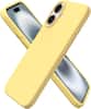 Front. Ornarto - ORNARTO Compatible with iPhone 16 Case 6.1", Liquid Silicone 3 Layers Full Covered Protective Cover-Buttercream Yellow - Buttercream Yellow.