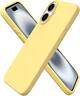 Ornarto - Compatible with iPhone 16 Case 6.1", Liquid Silicone 3 Layers Full Covered Protective Cover - Buttercream Yellow