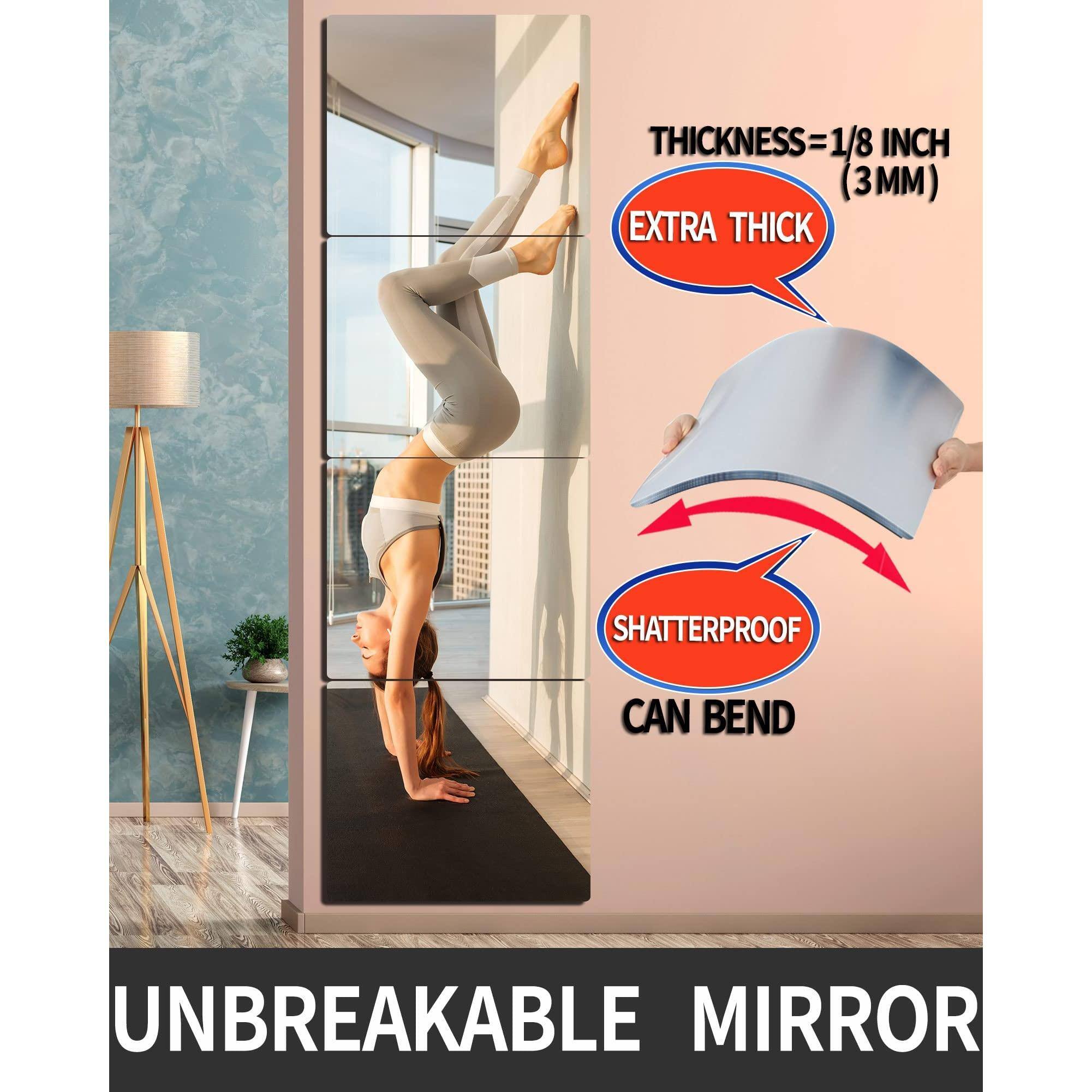 **UNBREAKABLE MIRROR**

- **THICKNESS=1/8 INCH (3MM)**
- **EXTRA THICK**
- **SHATTERPROOF**
- **CAN BEND**