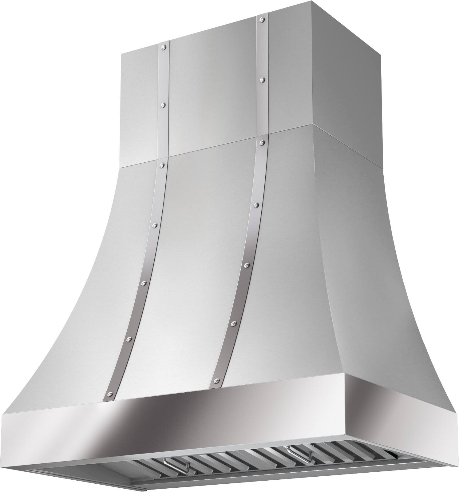 Angle. Zephyr - Duct Cover Extension for Zephyr Alto CHAL36ASX - Stainless Steel.
