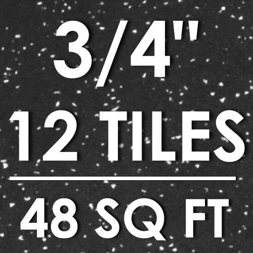 3/4" 12 TILES 48 SQ FT