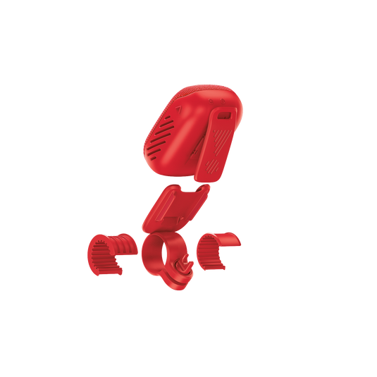 Angle. JBL - JBL WIND3RED FM Bluetooth handlebar speaker - RED - Red.