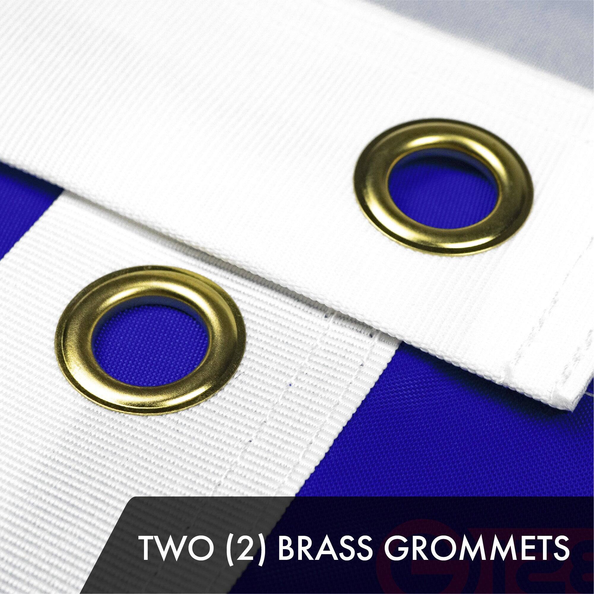 TWO (2) BRASS GROMMETS
