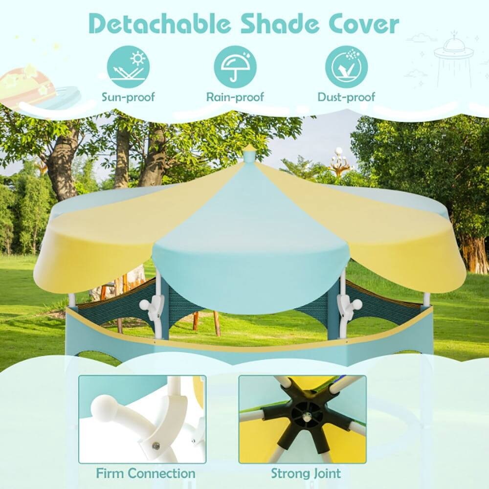 Detachable Shade Cover  
Sun-proof  
Rain-proof  
Dust-proof  
Firm Connection  
Strong Joint