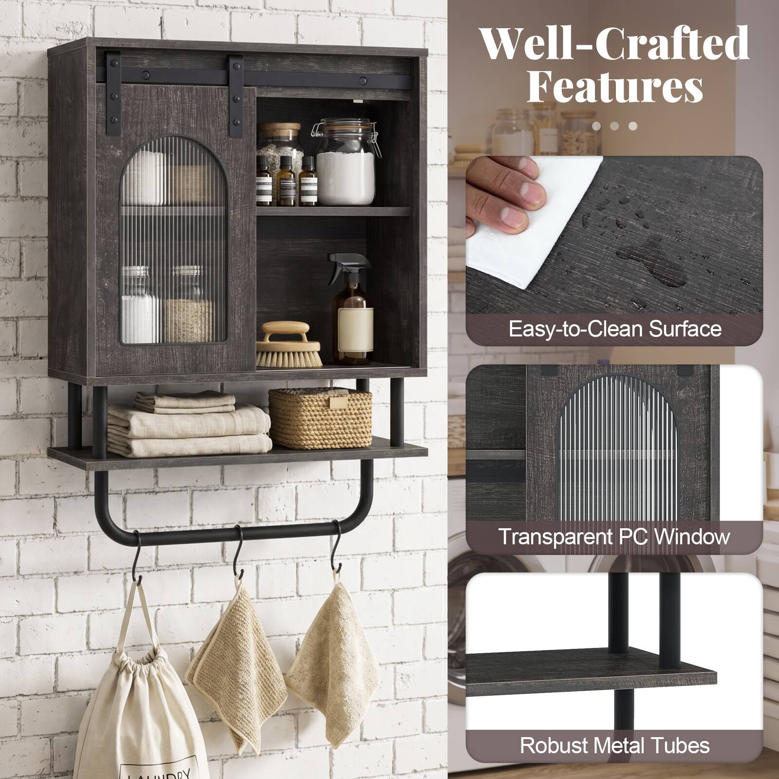 Well-Crafted Features

- Easy-to-Clean Surface
- Transparent PC Window
- Robust Metal Tubes